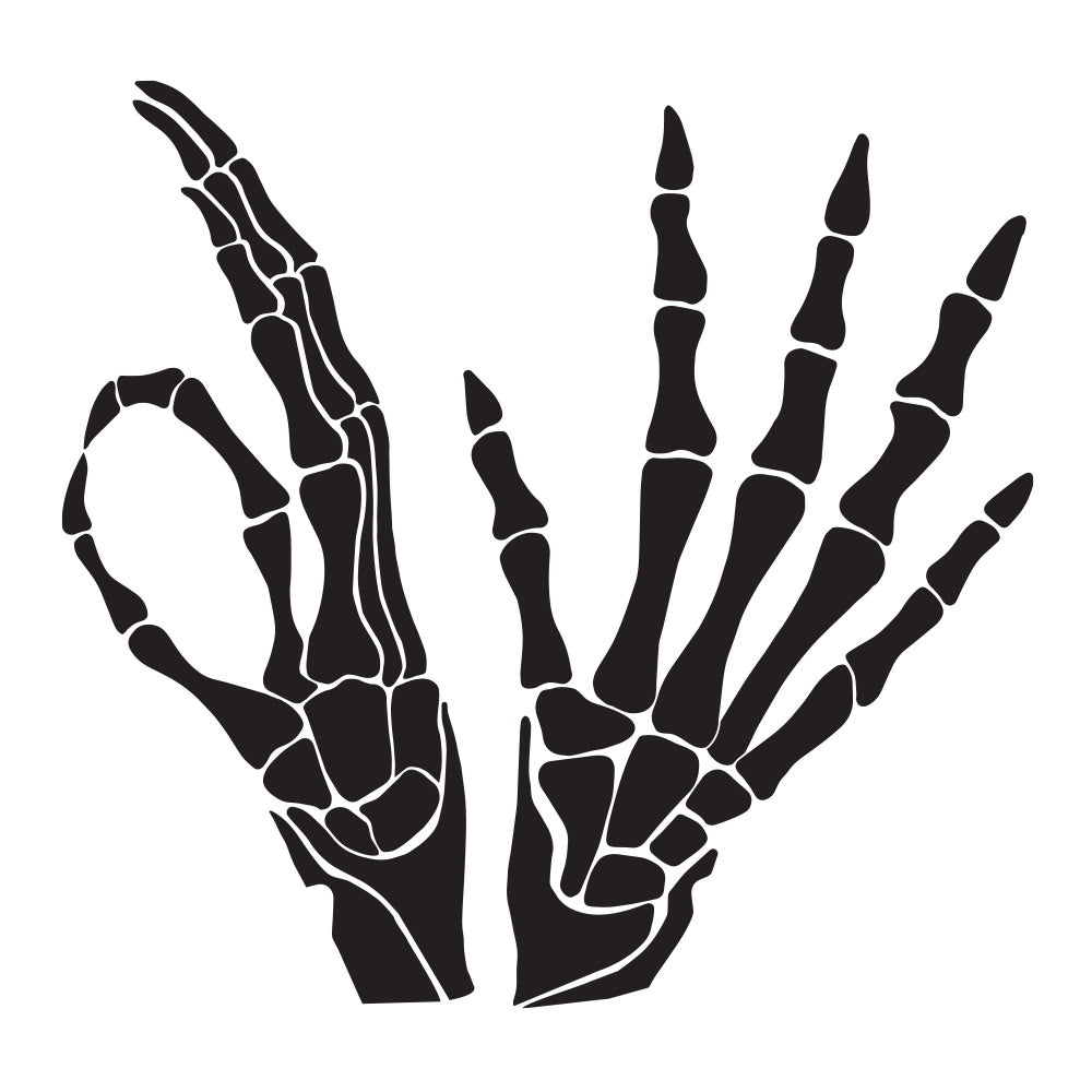 D5 BONES 2.0 VINYL STICKER - D5 BODYBOARD SHOP