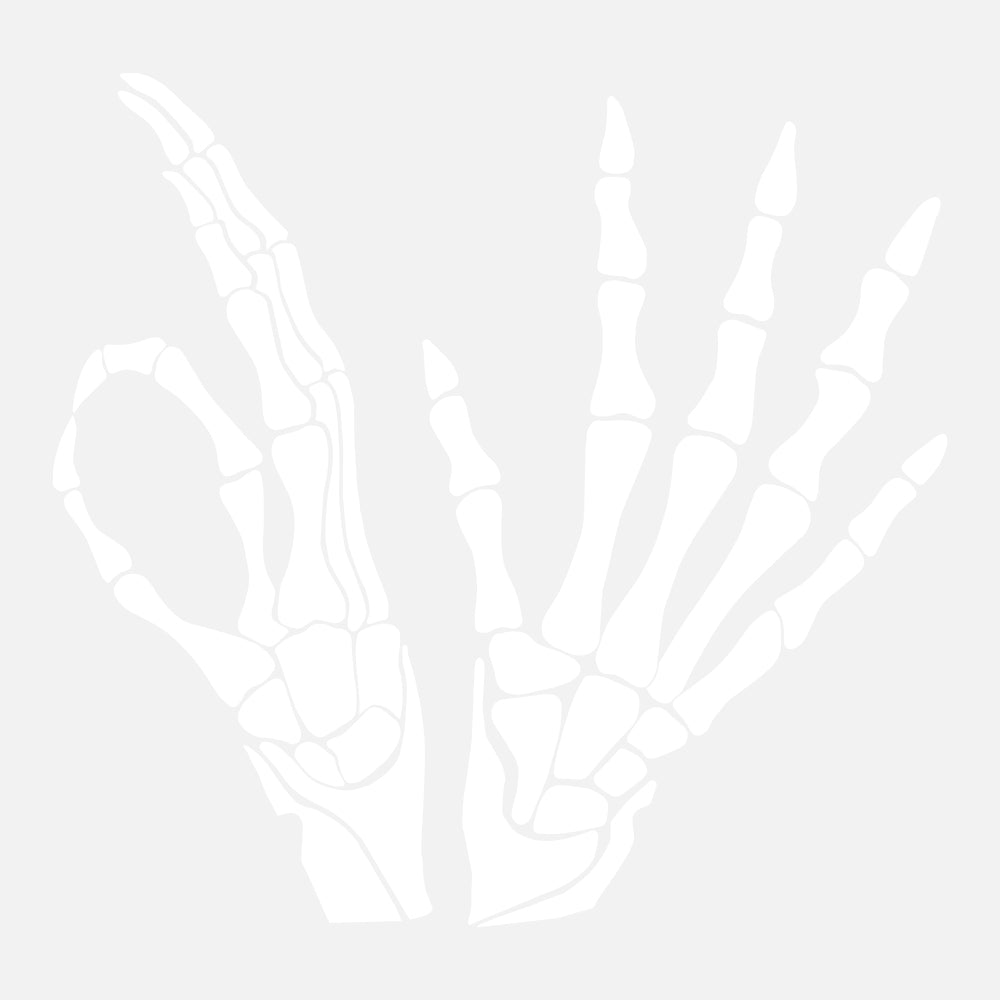 D5 BONES 2.0 VINYL STICKER - D5 BODYBOARD SHOP