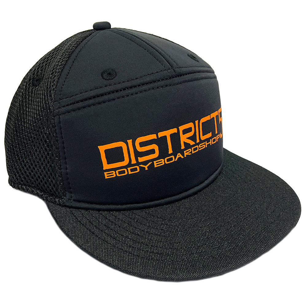D5 FLAT BRIM 7 PANEL SNAP BACK CAP - D5 BODYBOARD SHOP