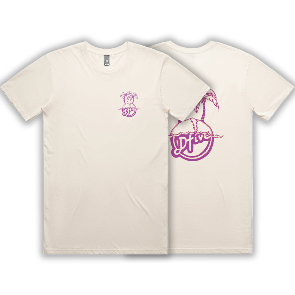 D5 OG PALM TSHIRT - D5 BODYBOARD SHOP