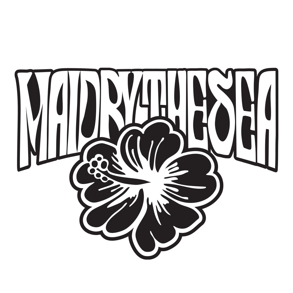 MBTS HIBISCUS VINYL STICKER - D5 BODYBOARD SHOP