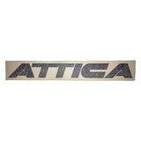 ATTICA DIE CUT STICKER - BLACK - D5 BODYBOARD SHOP