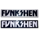 FUNKSHEN WORD STICKER - D5 BODYBOARD SHOP