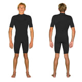 GYROLL PRIMUS 2:2 ZIPPERLESS SPRING SUIT - BLACK S22 - D5 BODYBOARD SHOP