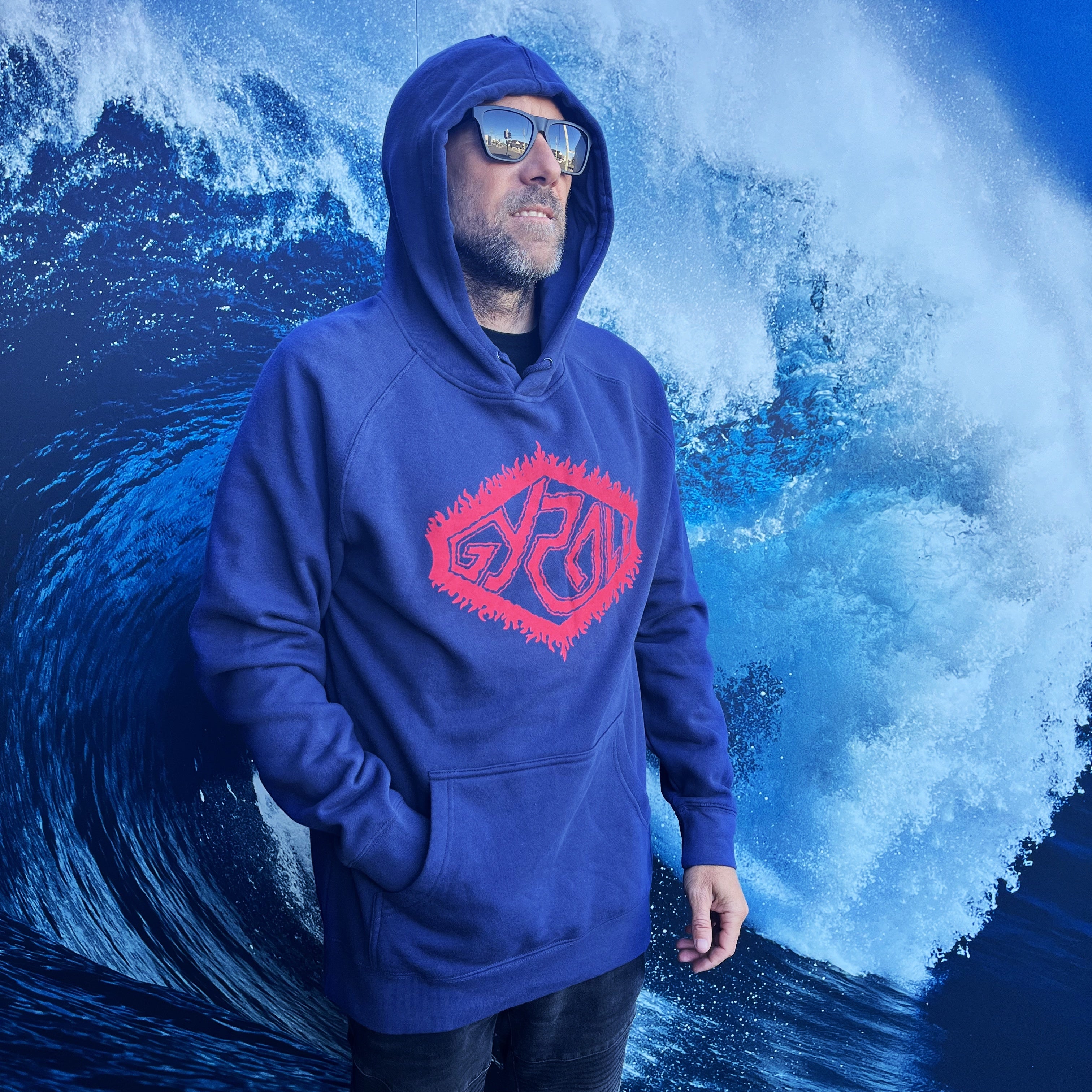 GYROLL RETRO HOODED JUMPER - D5 BODYBOARD SHOP