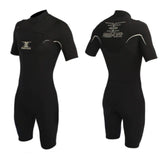 REEFLEX SHORT BLACK CHESTZIP SPRINGSUIT 2/2MM  - D5 BODYBOARD SHOP