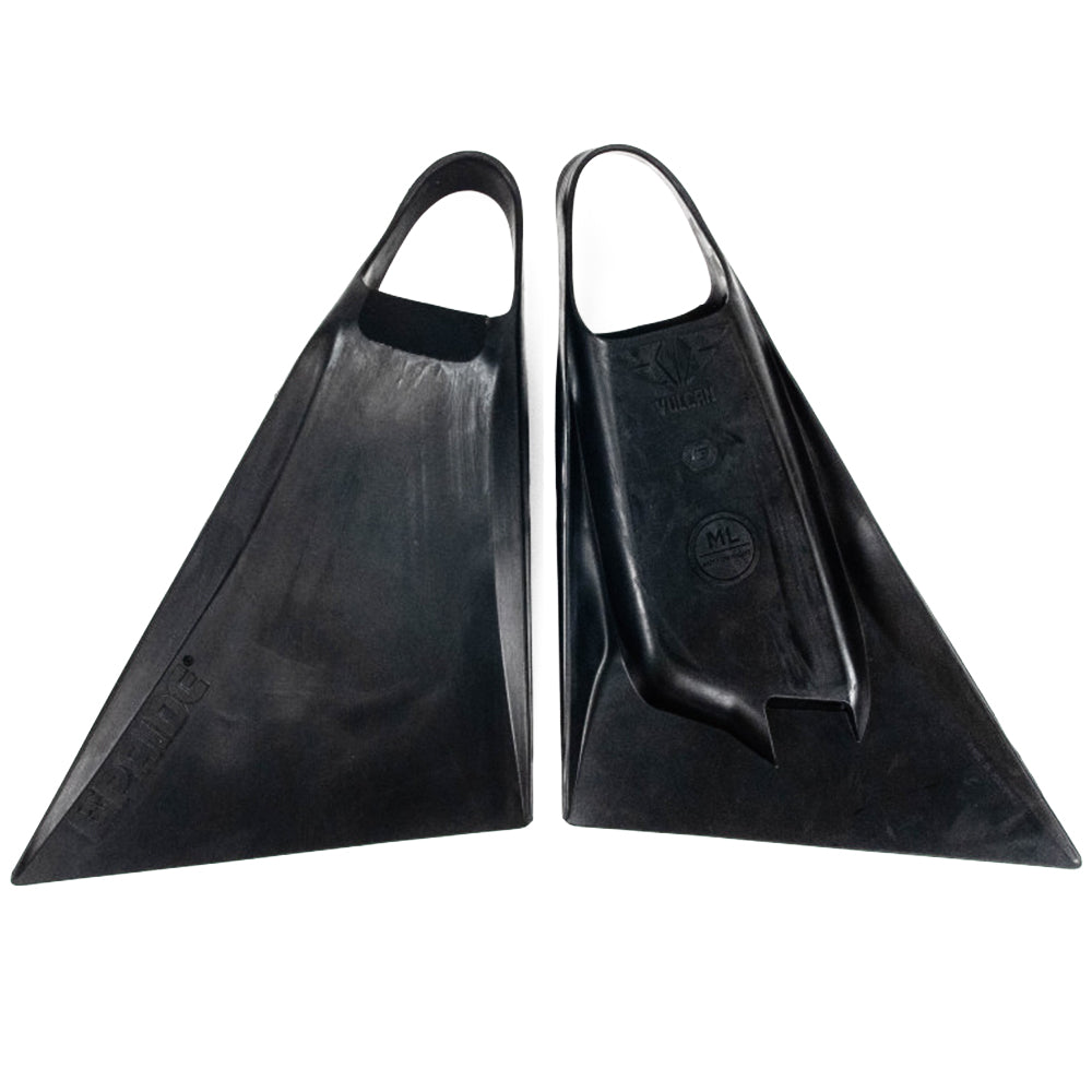 Pride Vulcan V3 Fins - Black - D5 BODYBOARD SHOP