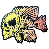 FISH OUT OF WATER STICKER - 10CM