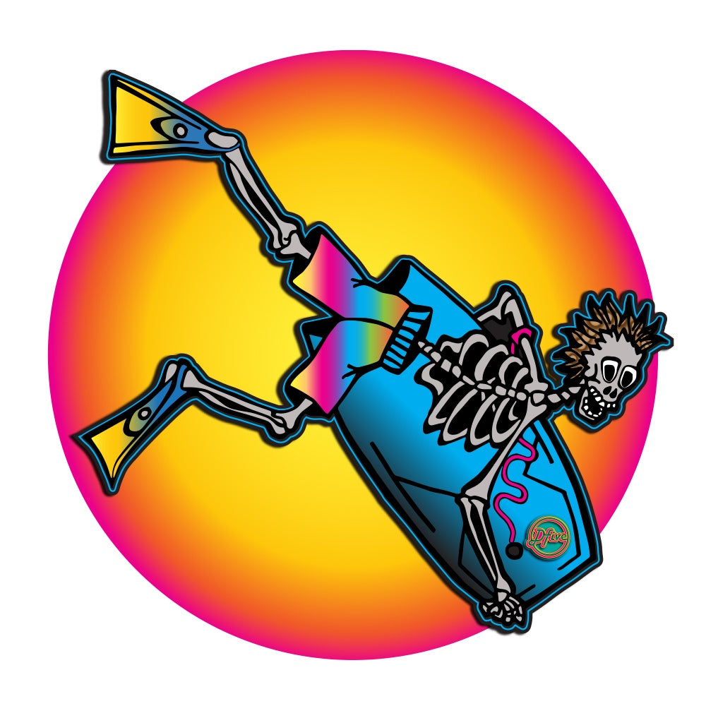 Body Board Sticker D5 AIR FOZ VINYL STICKER – D5 Bodyboard Shop