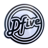 D5 BULLSEYE BLACK&WHITE VINYL STICKER