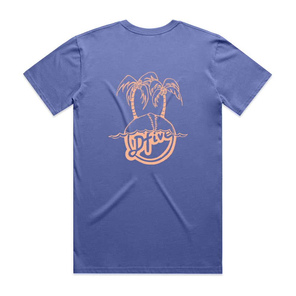 D5 OG PALM TSHIRT - D5 BODYBOARD SHOP