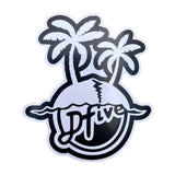 D5 PALM BLACK&WHITE VINYL STICKER
