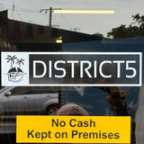 D5 TIMELESS CAR STICKER - D5 BODYBOARD SHOP