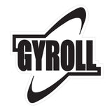 GYROLL TRANSPARENT VINYL STICKERS BLACK - D5 BODYBOARD SHOP