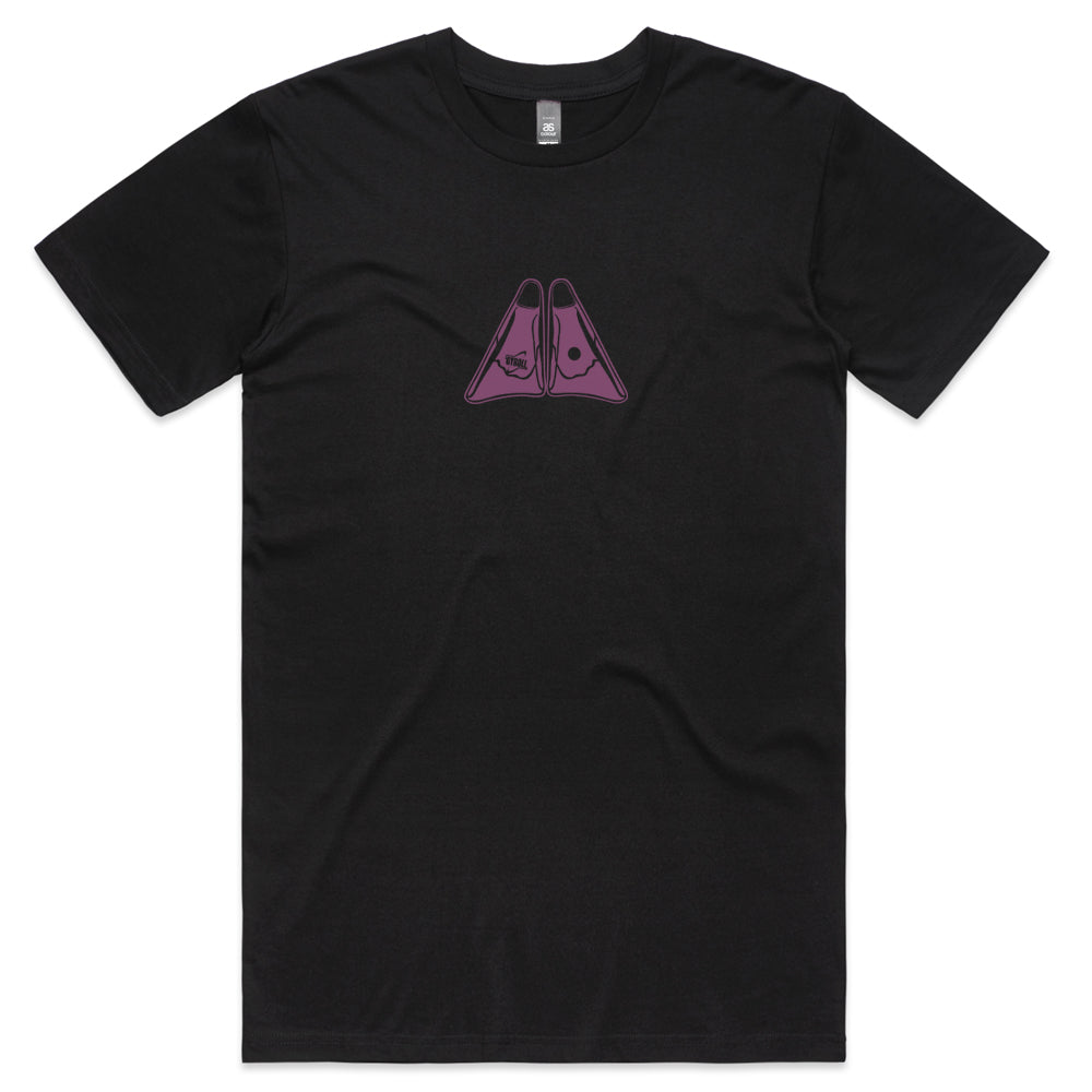 GYROLL FINS TEE - BERRY - D5 BODYBOARD SHOP