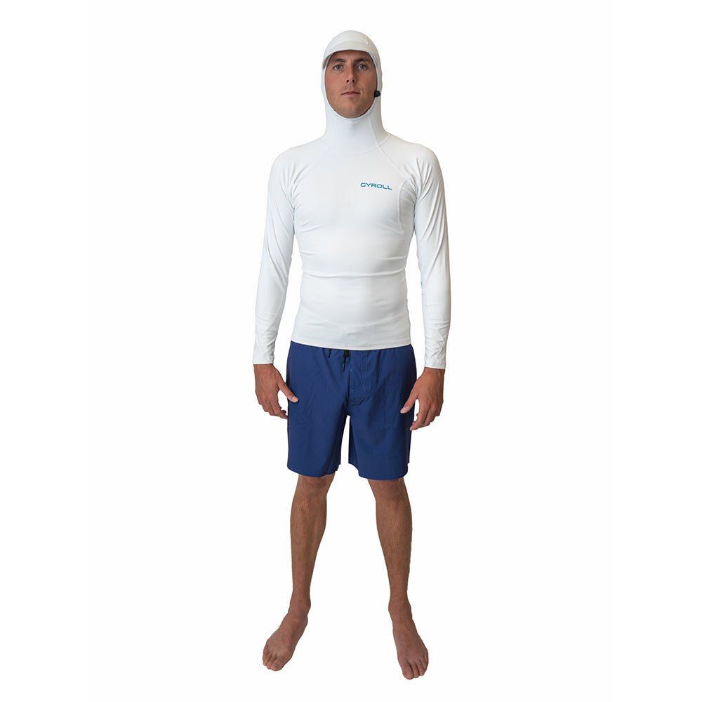 GYROLL HOODED LONG SLEVE LYCRA RASH VEST