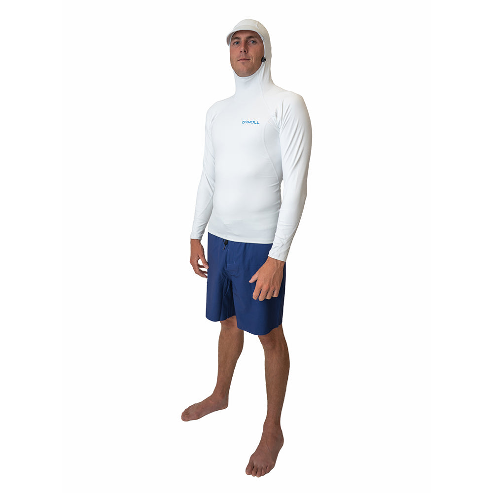 GYROLL HOODED LONG SLEVE LYCRA RASH VEST