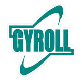 GYROLL TRANSPARENT VINYL STICKERS TEAL - D5 BODYBOARD SHOP