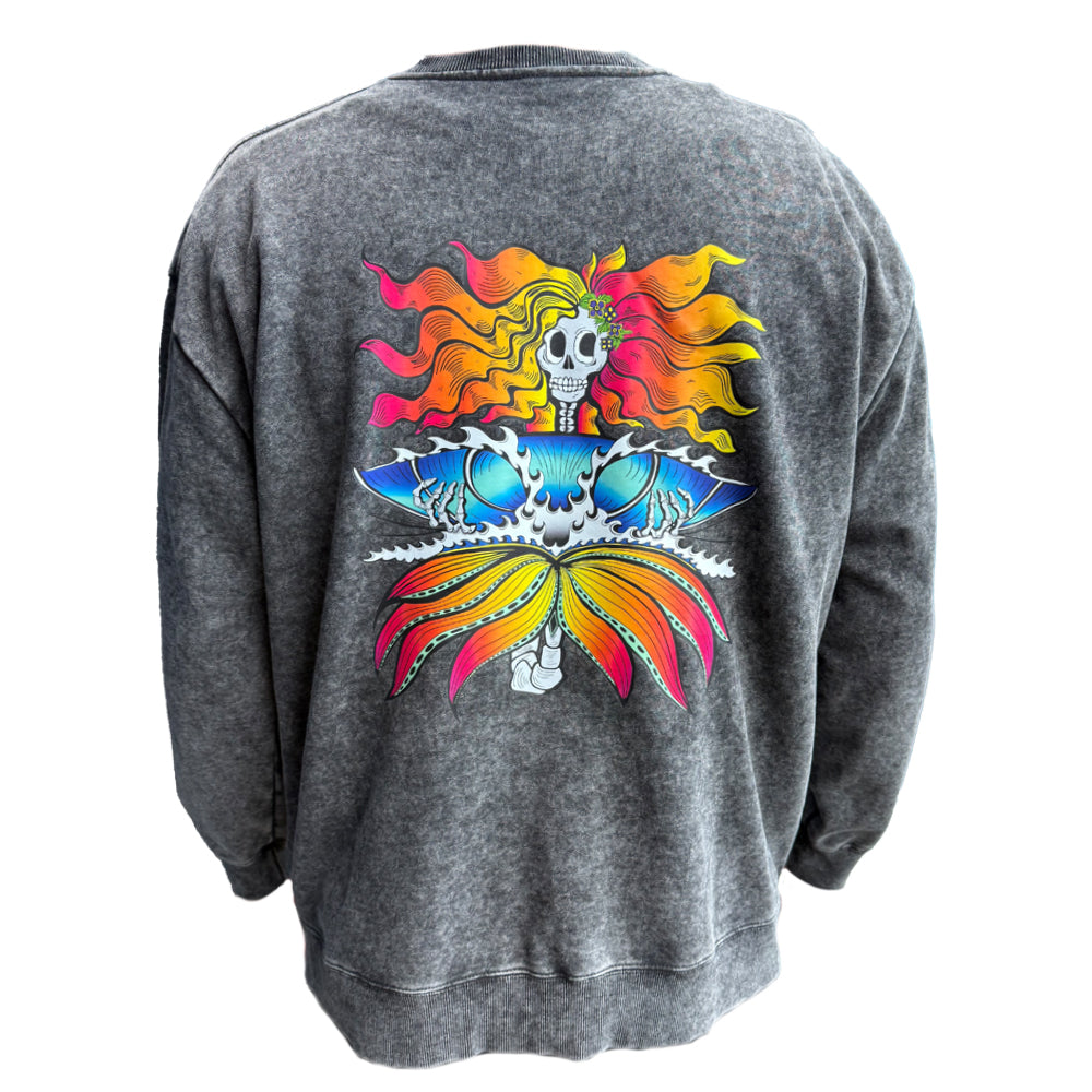 MBTS WAVEMAID SLOUCH CREW JUMPER - D5 BODYBOARD SHOP