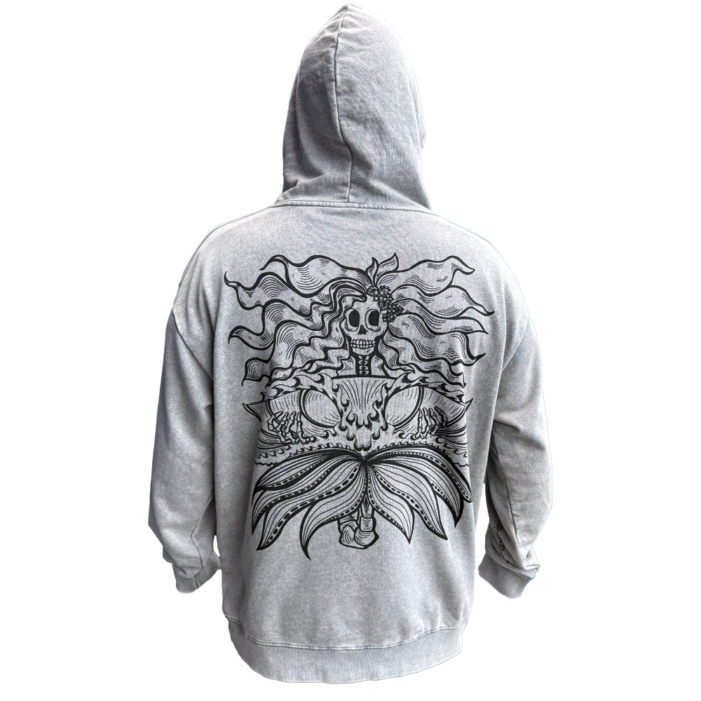 MBTS STONE WASH HOODED JUMPER - D5 BODYBOARD SHOP