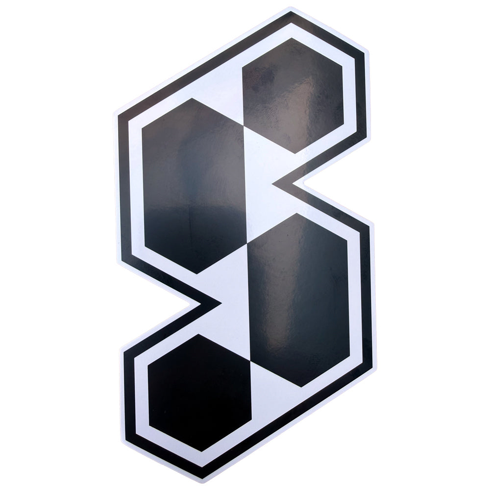 SCIENCE CONTOUR BLACK&WHITE VINYL STICKER