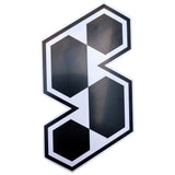 SCIENCE CONTOUR BLACK&WHITE VINYL STICKER
