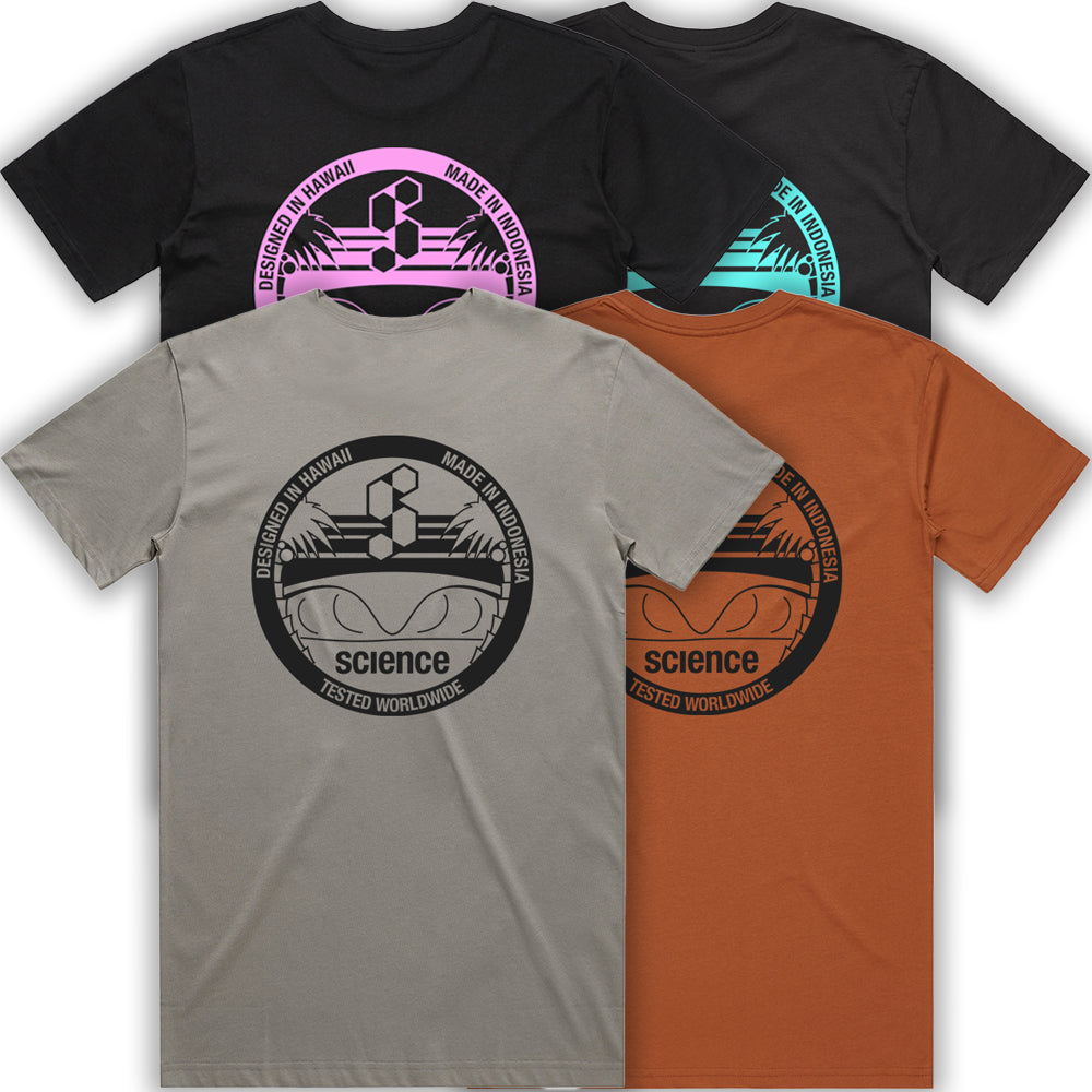 SCIENCE HAWAII TSHIRT - D5 BODYBOARD SHOP