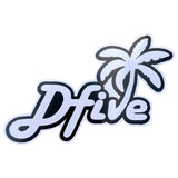 TROPIC BLACK&WHITE VINYL STICKER