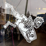 D5 AIR FOZZA CAR STICKER - D5 BODYBOARD SHOP