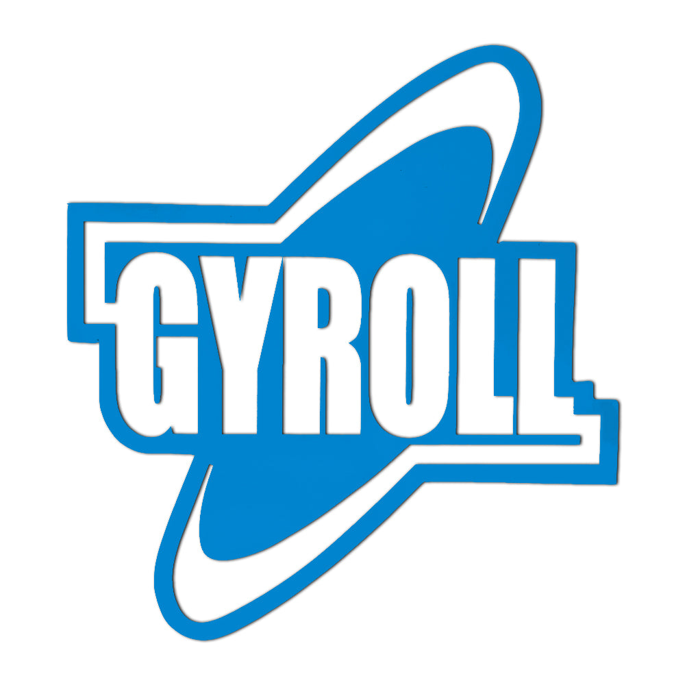 GYROLL DIE CUT VINYL STICKER 16CM - D5 BODYBOARD SHOP