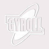 GYROLL DIE CUT VINYL STICKER 16CM - D5 BODYBOARD SHOP