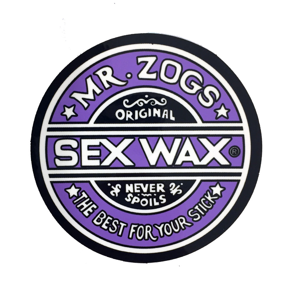 Sex wax outlet sticker