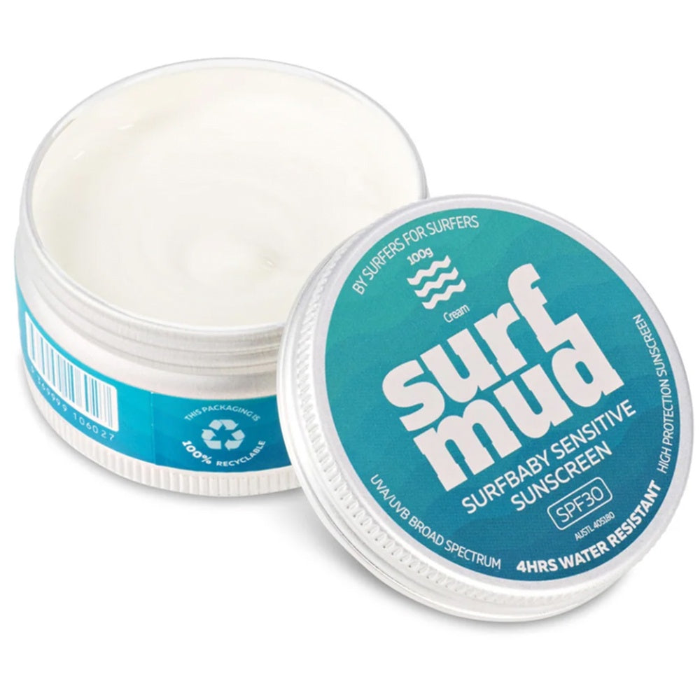 SURFMUD Surfbaby Sensitive Sunscreen SPF30 100g - D5 BODYBOARD SHOP