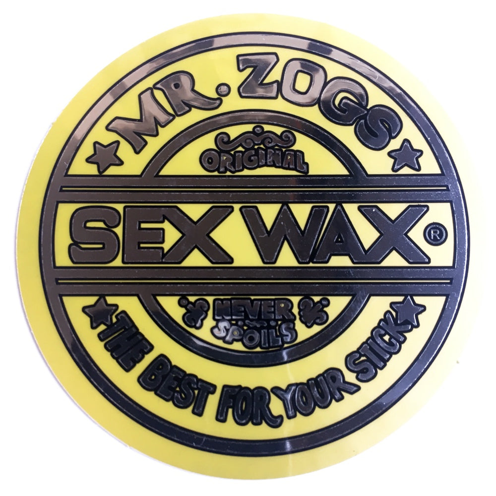 SEXWAX STICKER - METALLIC - D5 BODYBOARD SHOP