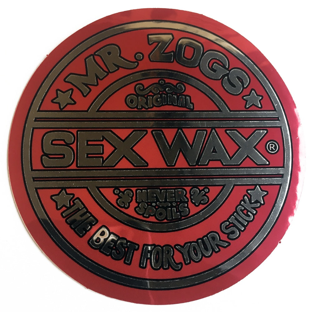 SEXWAX STICKER - METALLIC - D5 BODYBOARD SHOP