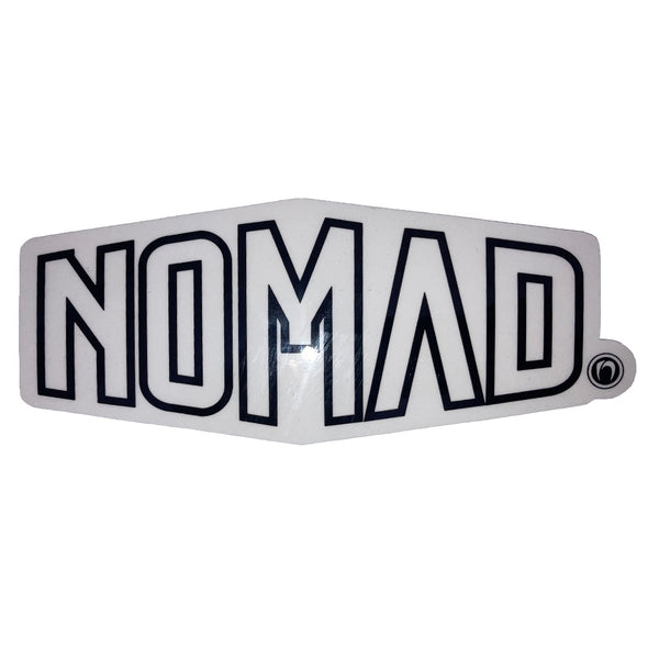 NOMAD WORD STICKER - D5 BODYBOARD SHOP